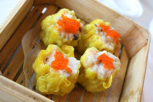 Steamed Meat Dumpling with Fish Roe