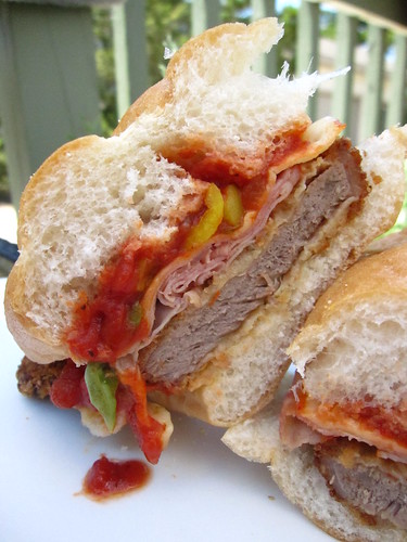 Sandwich de Milanesa a la Napolitana