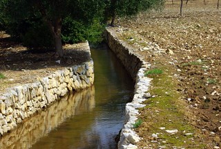 Water channel. Azequia