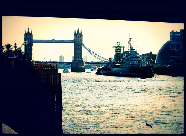 River Thames, from below London Bridge 10/10/09