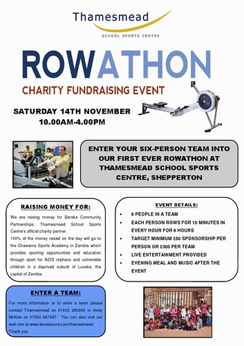 Rowathon Charity Fundraising Event