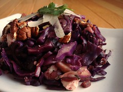 CSA Winter 5: Tassajara Warm Red Cabbage Salad