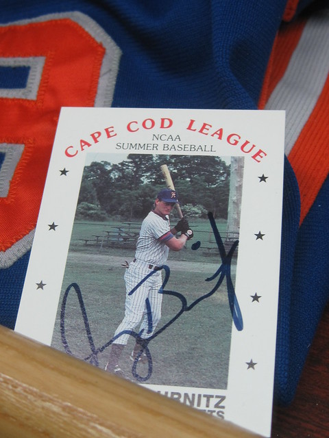 Jeromy Burnitz Cape Cod League baseball card