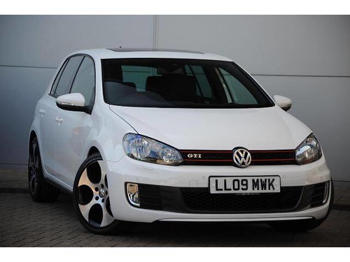 VW Golf GTI Mk6 In White Front Not my photo