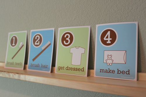 Free Printable Kid's Morning Routine Cards