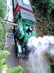 ABT Steam Locomotive from Above