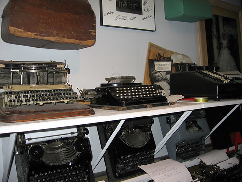 Some of the antique typewriters