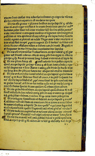 Paragraph marks and Latin marginal annotations in Albertus Magnus [pseudo-]: Liber aggregationis, seu Liber secretorum de virtutibus herbarum, lapidum et animalium quorundam