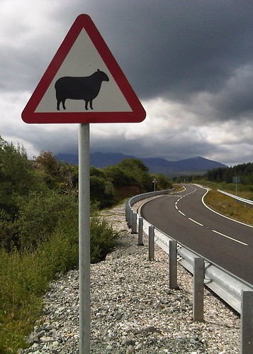 Scottish road sign