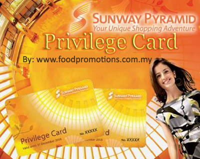 sunway privilege card