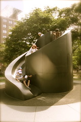 Slide sculpture
