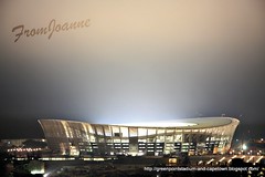 Is it a space ship ? No it is our new 2010 World Cup Green Point Stadium in Cape Town