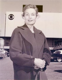 Frances at Television City c. 1958