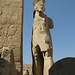 Temple of Karnak, statue of Ramesses II in front of the Second Pylon by Prof. Mortel