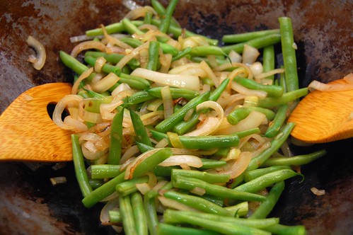 Onions and Green Beans