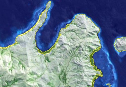 Komodo Islands - EEVS Precision Digitizing using ASTER Imagery, Size Modified (1-20,000)