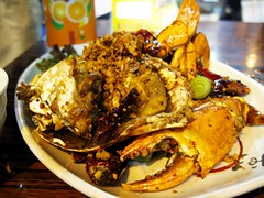 spicy crabs @ temple street