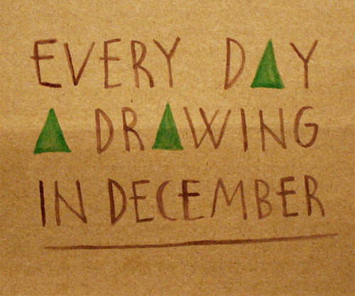 every day a drawing in december 2009