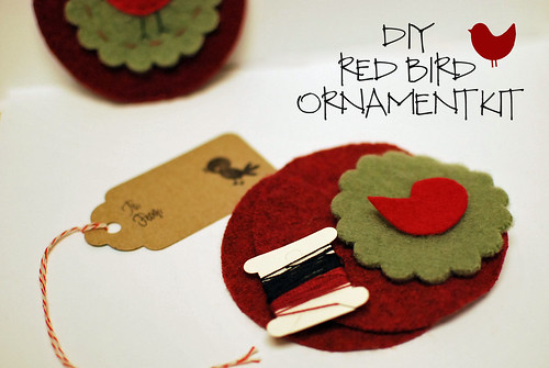 Red Bird Ornament Kit