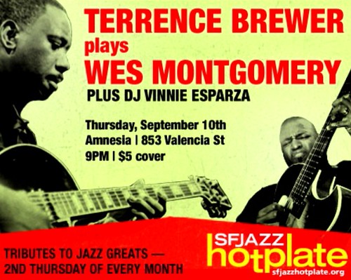 Terrence Brewer plays Wes Montgomery