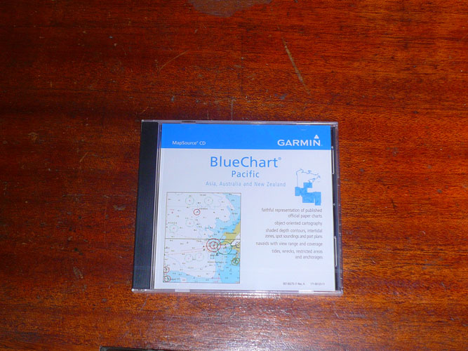 Newest edition of Garmin Bluechart for the Pacific