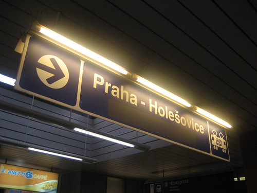 At Praha - HoleÅ¡ovice Train Station