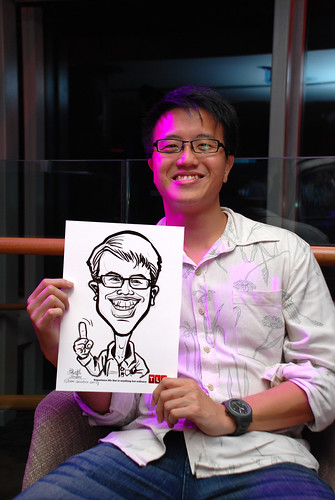 Caricature live sketching for TLC - 36