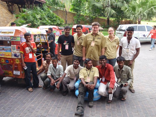 The organising crew - Rickshaw Challenge India