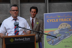 Broadway cycle track unveiling event-3