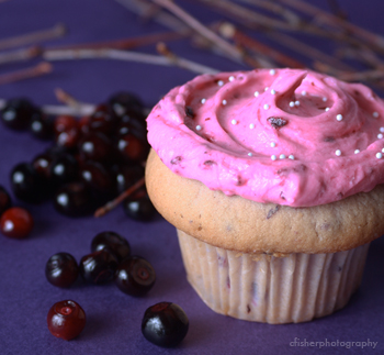 Photo c/o Cupcake Royale: Blue Mountain Huckleberry Cupcakes