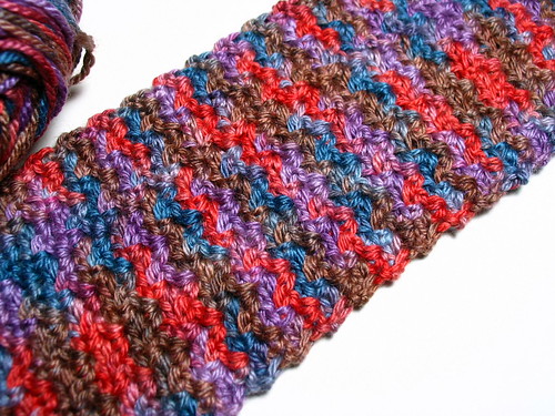 Wattle stitch scarf