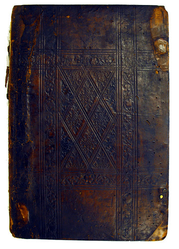 Front cover of binding for Odonis, Geraldus: Expositio in Aristotelis Ethicam