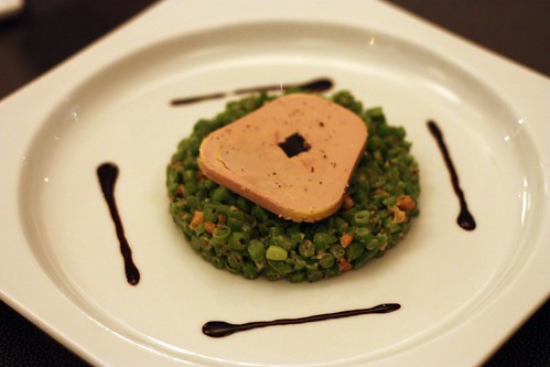 Foie Gras Salad - Haricots verts, toasted walnut, truffle vinaigrette
