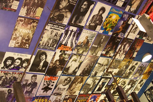 Rock posters.