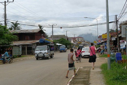 Main Street of Vang Vieng