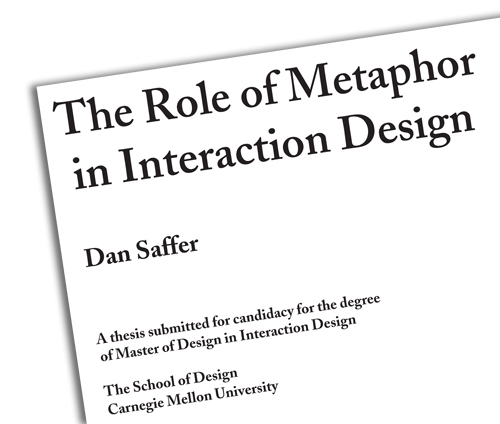 The role of Metaphor in Interaction Design