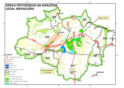 mapa areas portegidas 2006