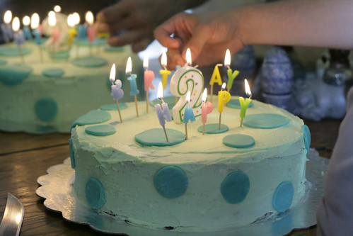 birthday balloons and cake. chocolate cake birthday cake