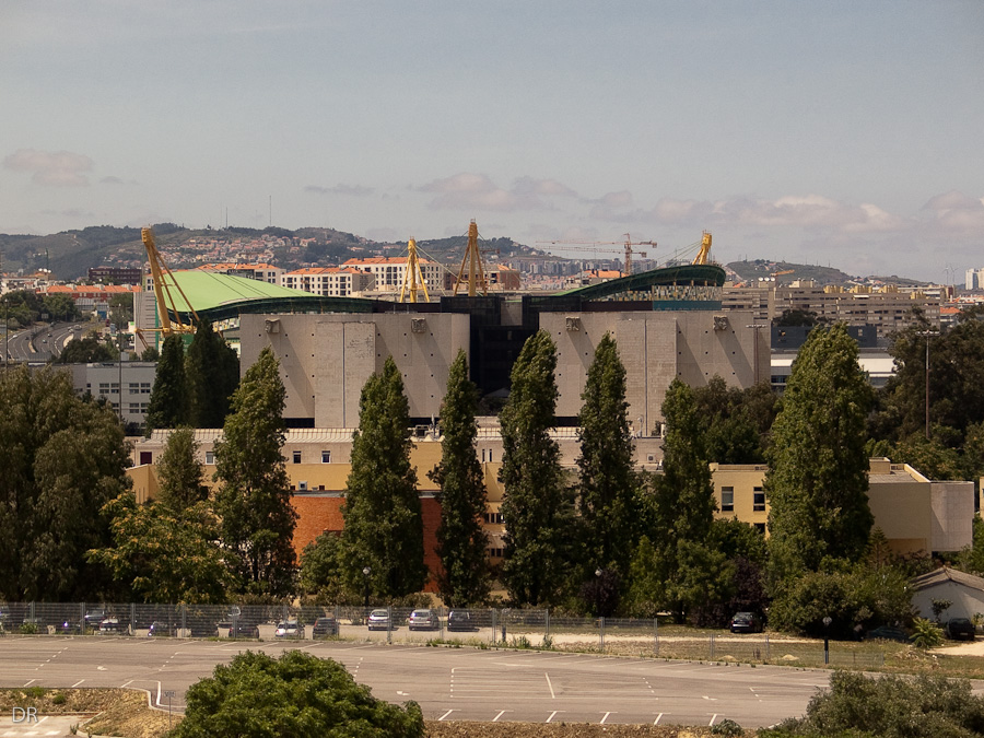 Estádio de Alvalade e Torre do Tombo, vistos do ISCTE