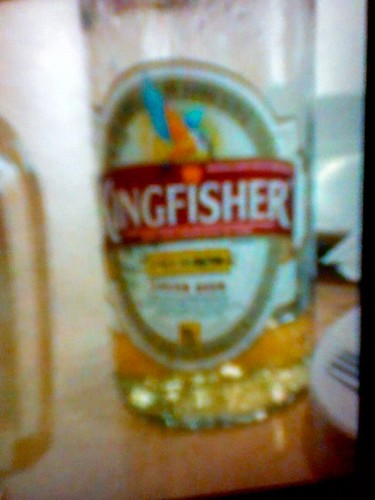 beer, in india: photo of a camera showing a photo by jameswhitefanclub.
