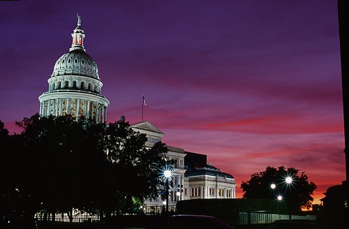 sunset at the capitol