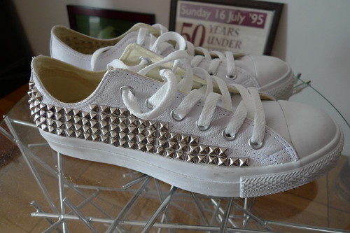 studded sneakers (exterior)