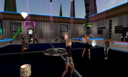 le diams club party in second life