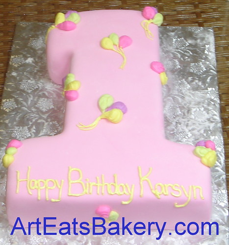 Birthday Cake Balloons. fondant irthday cake with