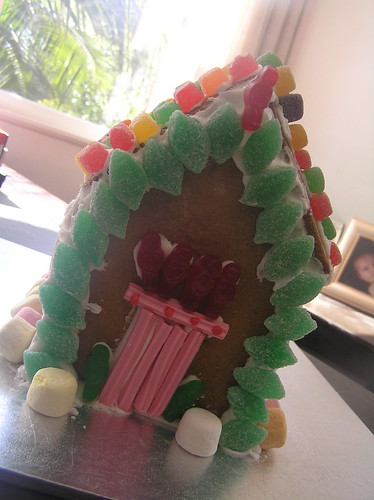 my first gingerbread house