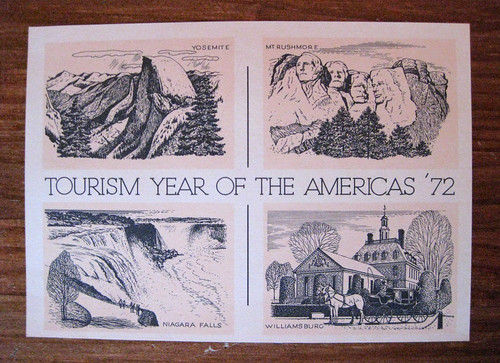 Vintage postcard: Tourism Year of the Americas '72