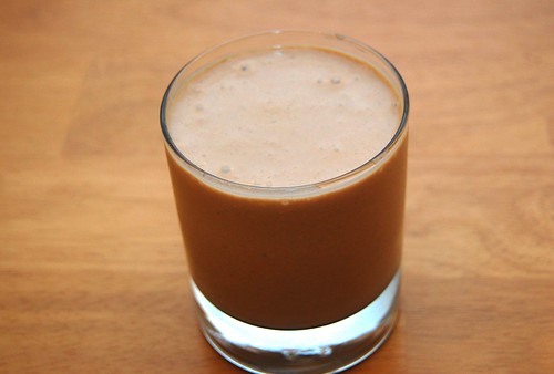Peanut Buter and Chocolate Protein Smoothie
