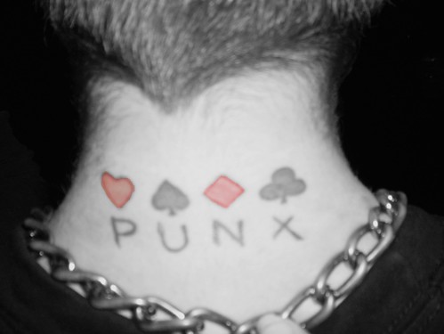 Brum Punk Tattoos. I know his neck but alas not his name (apparently it's 