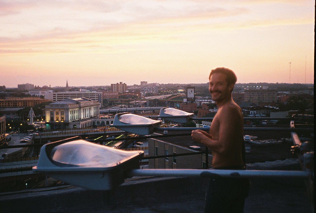 on the roof with ian
