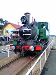 Abt locomotive on turntable